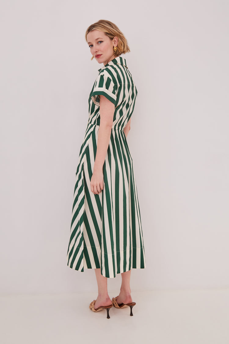green cara cara dress Tropicalia Sand Halter Zara Dress – Lucy Rose main image 1