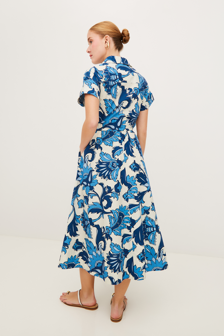 Cara Cara Asbury Midi Dress XS / Luna Blue Cara Cara Asbury Midi Dress XS / Luna Blue
