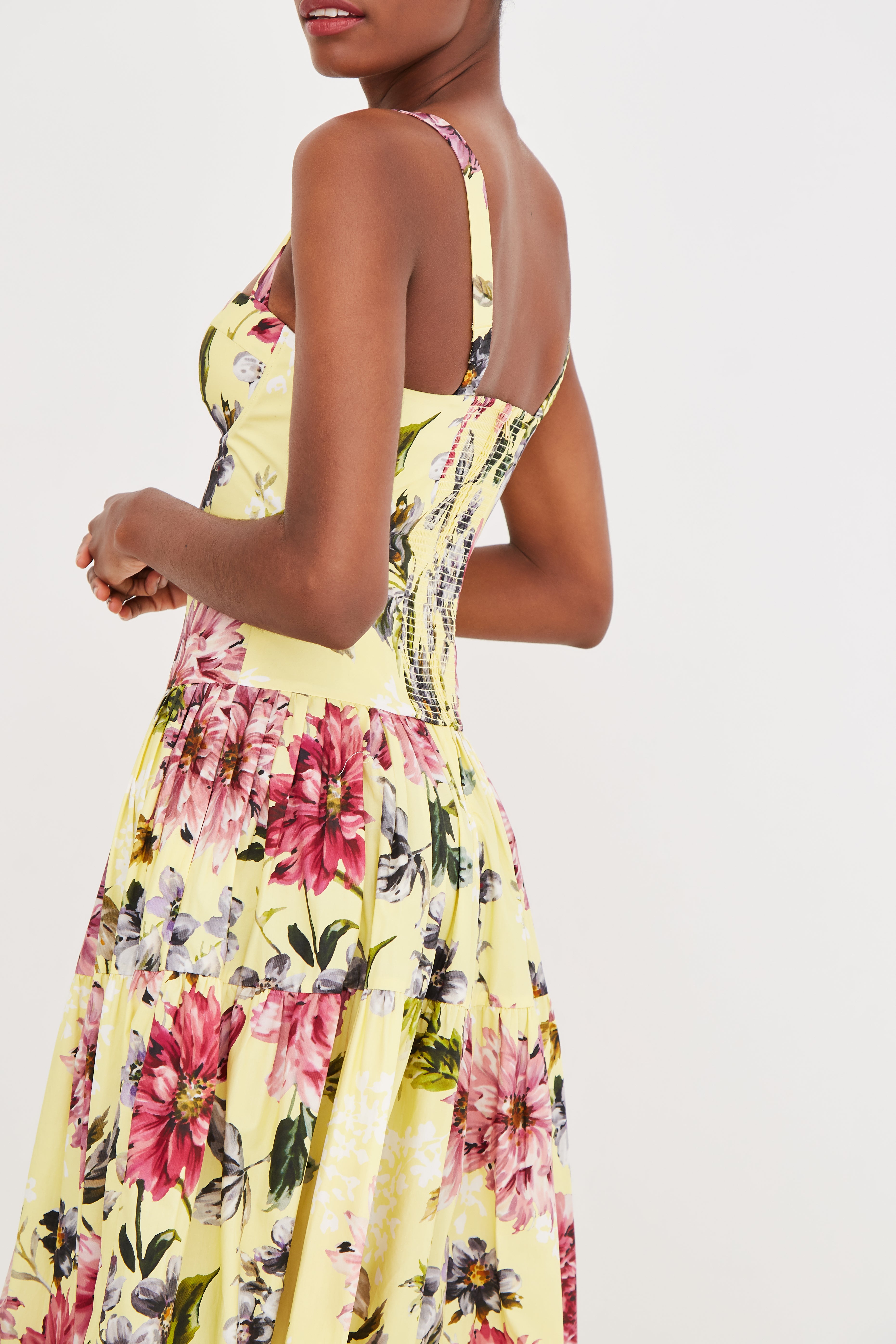 cara cara santiago midi dress Cara Cara Santiago Midi Dress 00 / Rosebud Red
