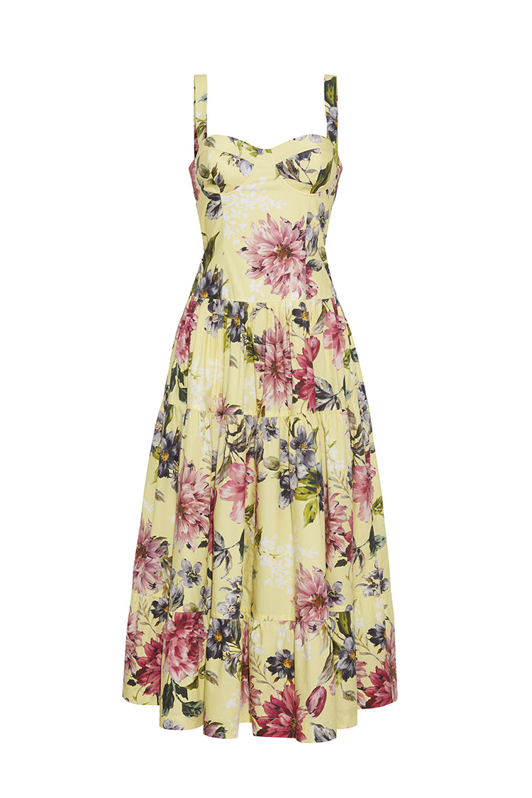 santiago off shoulder midi dress Petal and Pup Womens Santiago Off Shoulder Midi Dress
