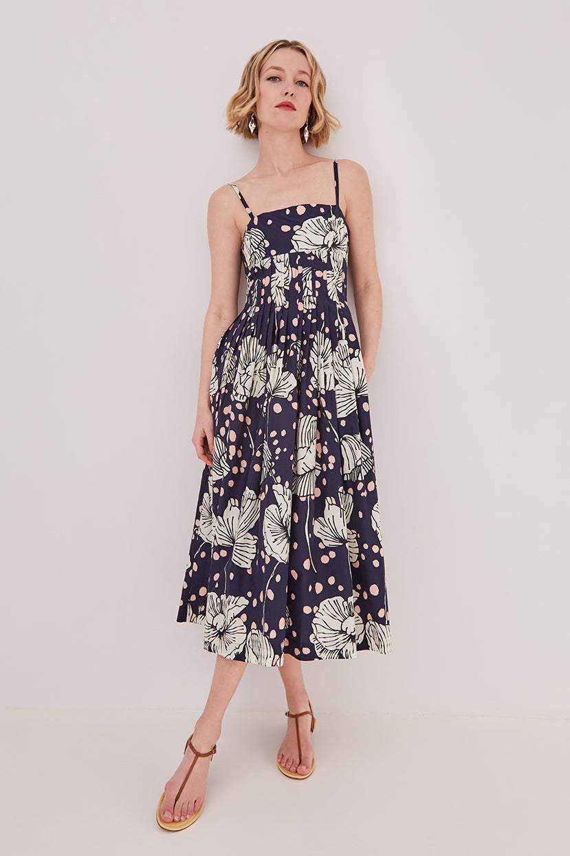 island wear dresses Sea Island Midi Dress in Cotton