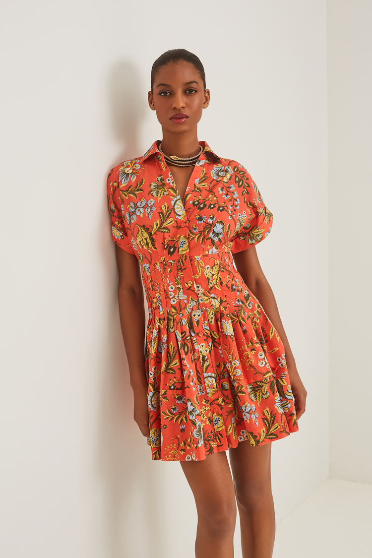 Cara Cara Nash Mini Dress XXL / Clover Orange