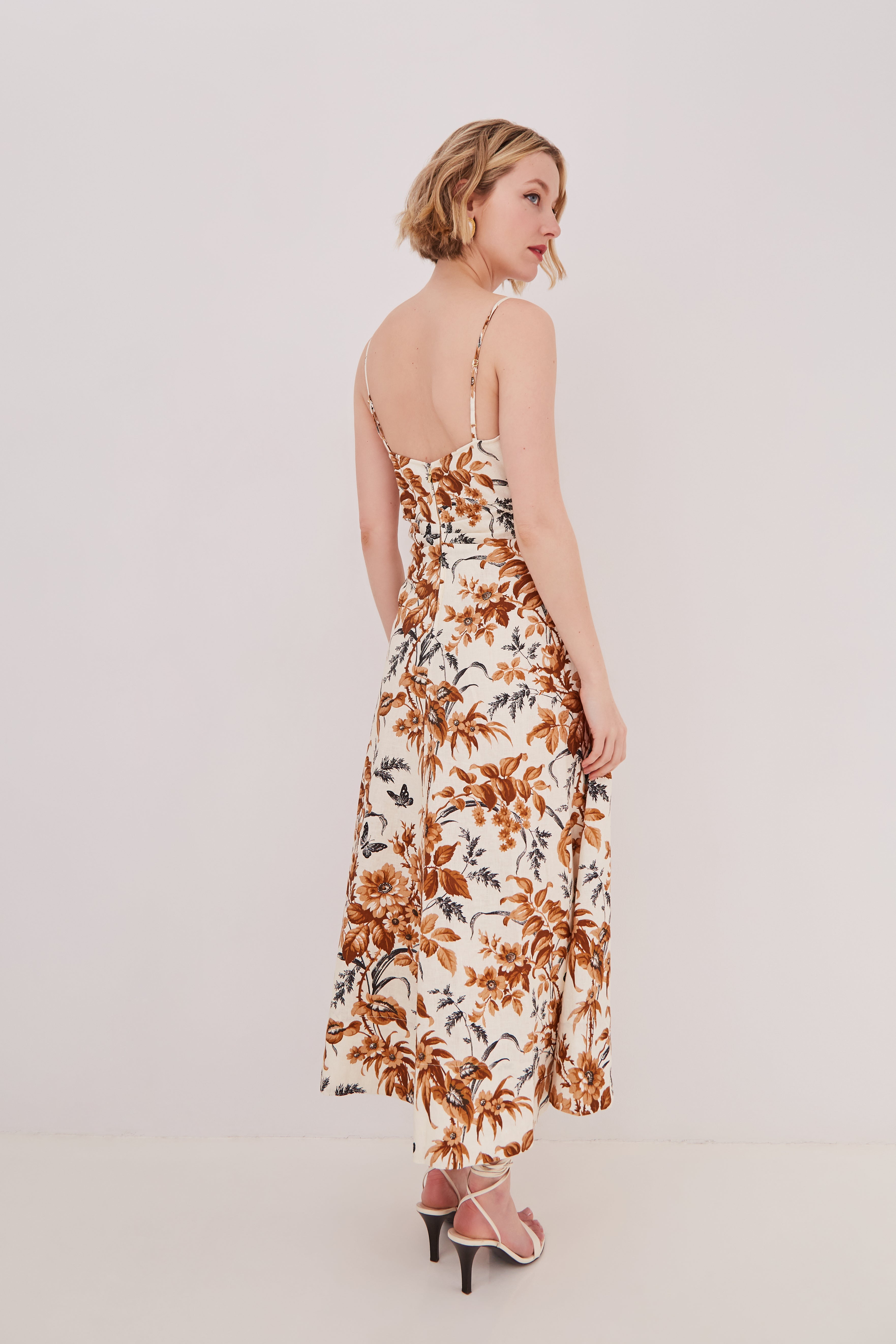 white christmas dresses Mae Dress in Windsor Egret 4