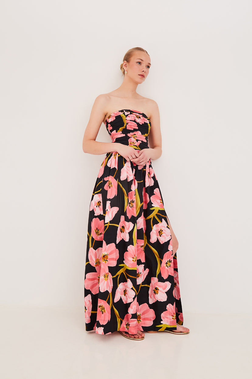 cara cara maxi dress Cara Cara June Floral-lace Halter-neck Maxi Dress