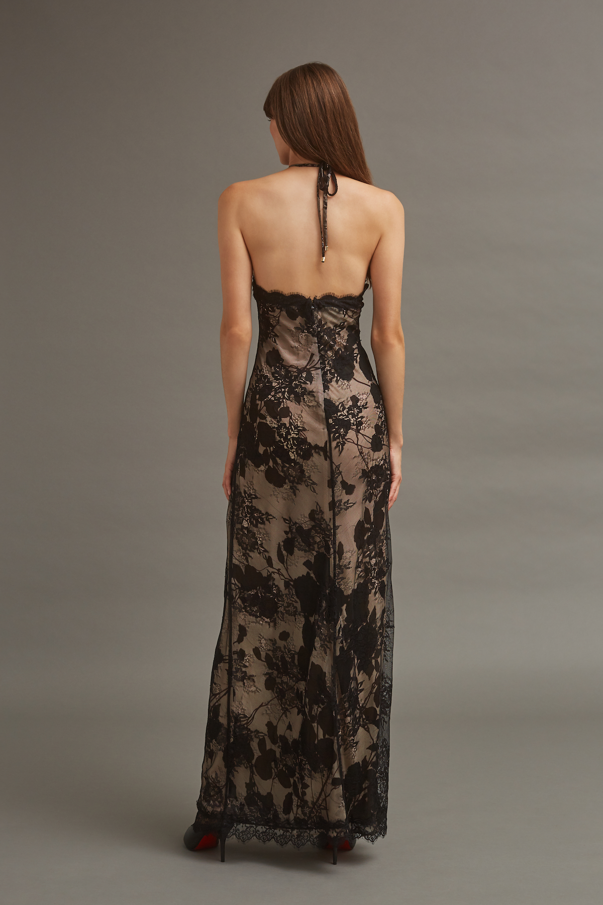 black and lace dress Cara Cara Andes Dress 6 / Black Chantilly Lace