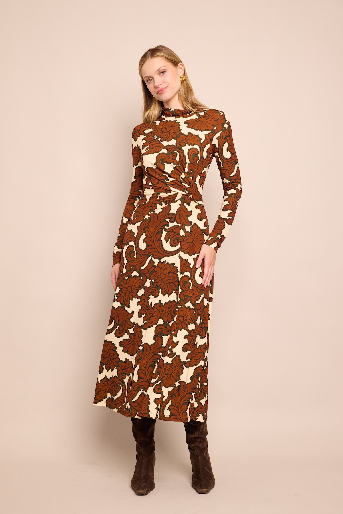 Cara Cara Hera Dress Xs / Mystic Flora Olive Cara Cara Hera Dress Xs / Mystic Flora Olive