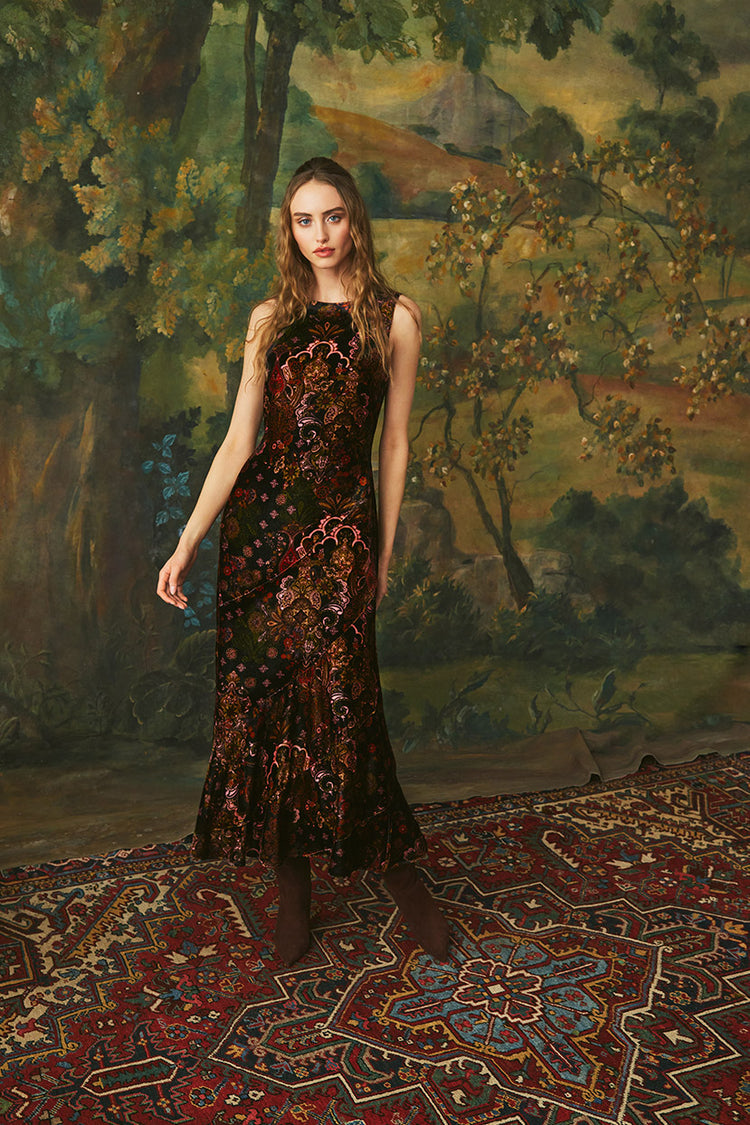 cara cara brown dress CLO-LA Cara Maxi Dress main image 0