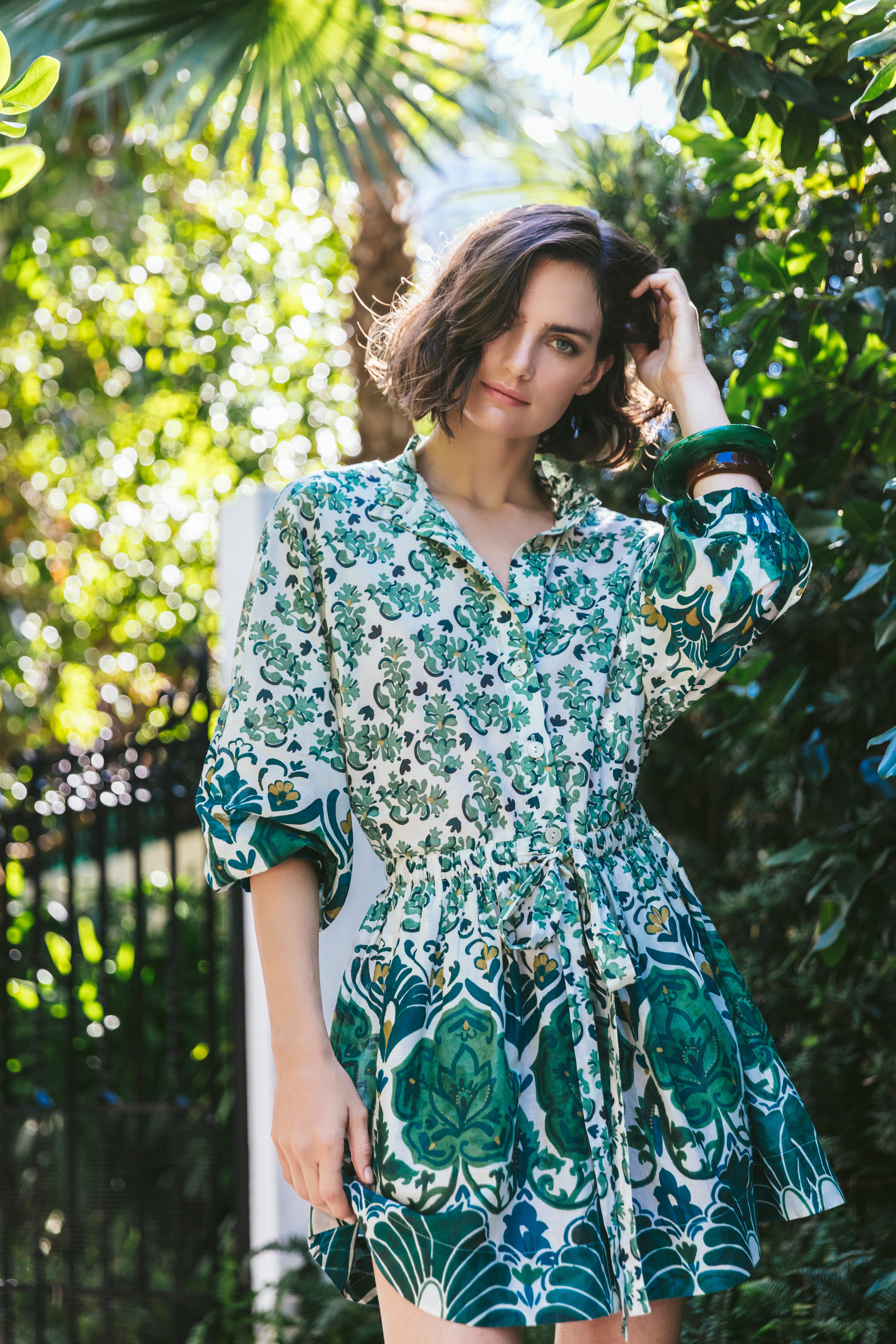 Beatrice Mini Dress XXS / Samara Green