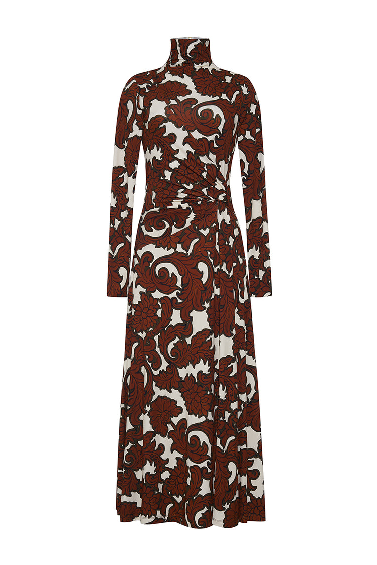cara cara long sleeve dress Henry Dress in Fauna Floral Navy XL
