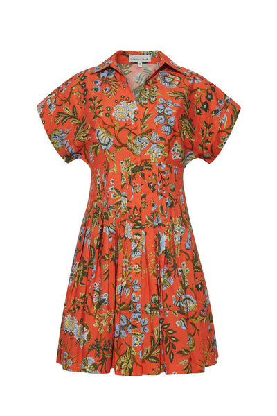 Nash Mini Dress in Clover Orange XXL