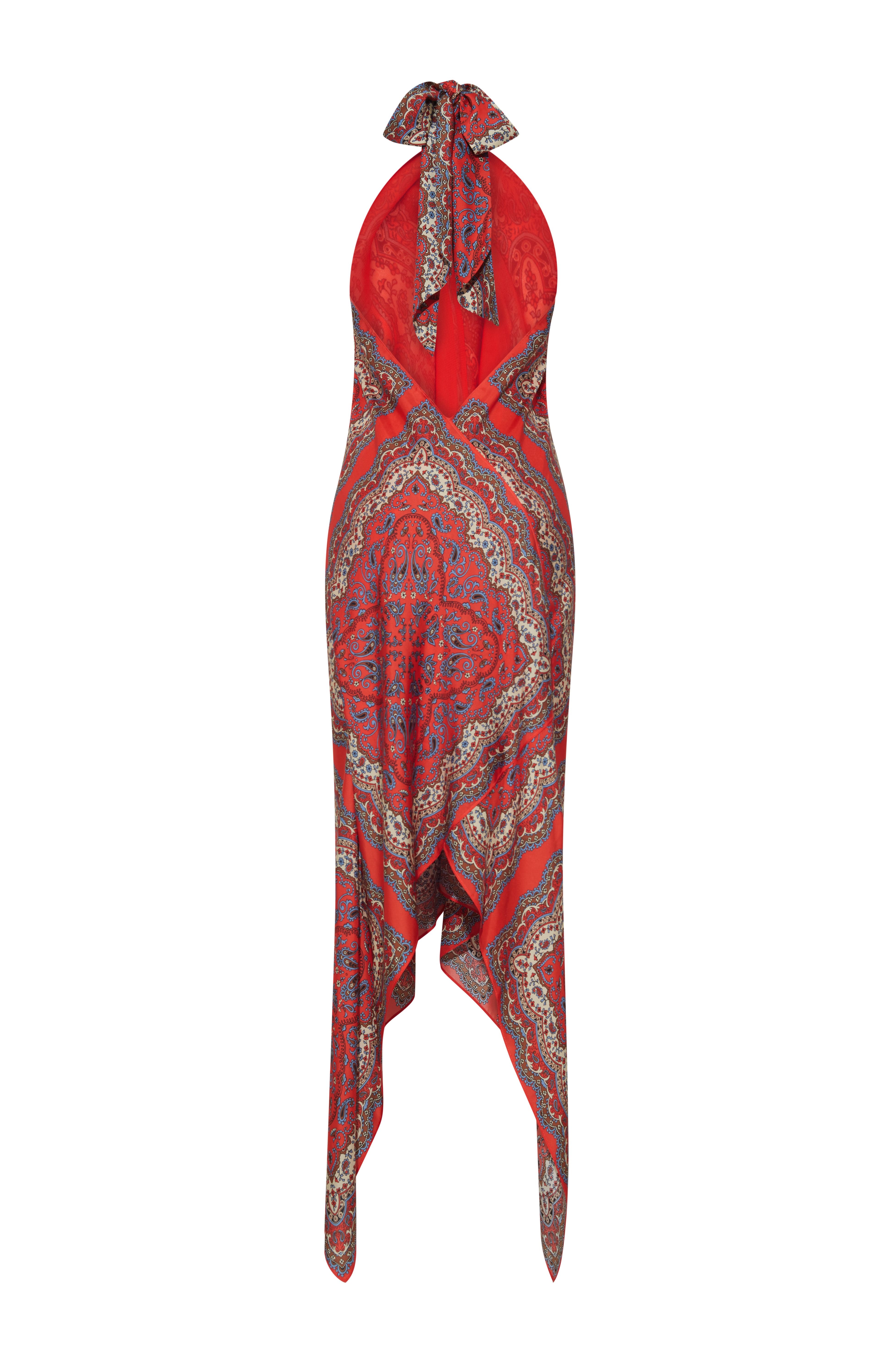 red paisley scarf knit mini dress Rodeo FARM RIO ACTIVE