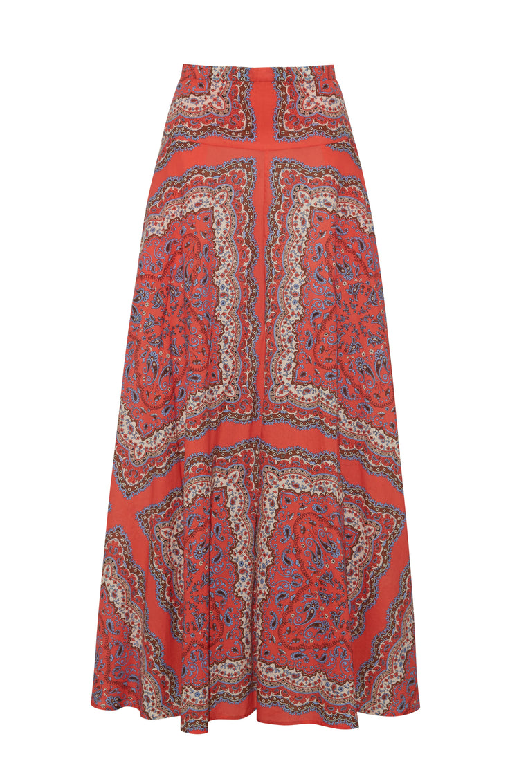 Gabriella Satin Skirt main image 1