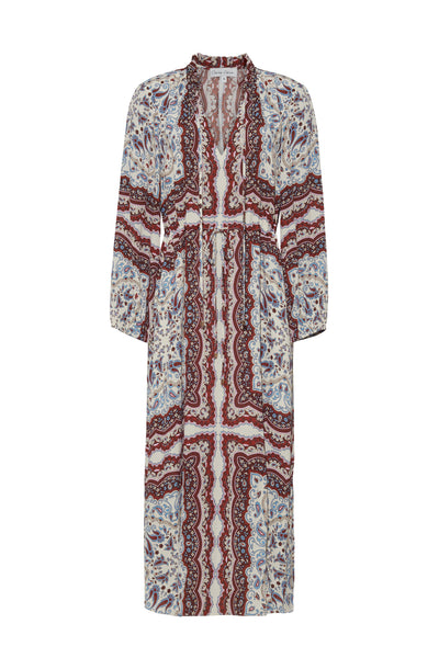 Robe Isabel Marant Tilda En Toile Imprimée Paisley - Taille S (Size 2) - Neuf Sans étiquettes