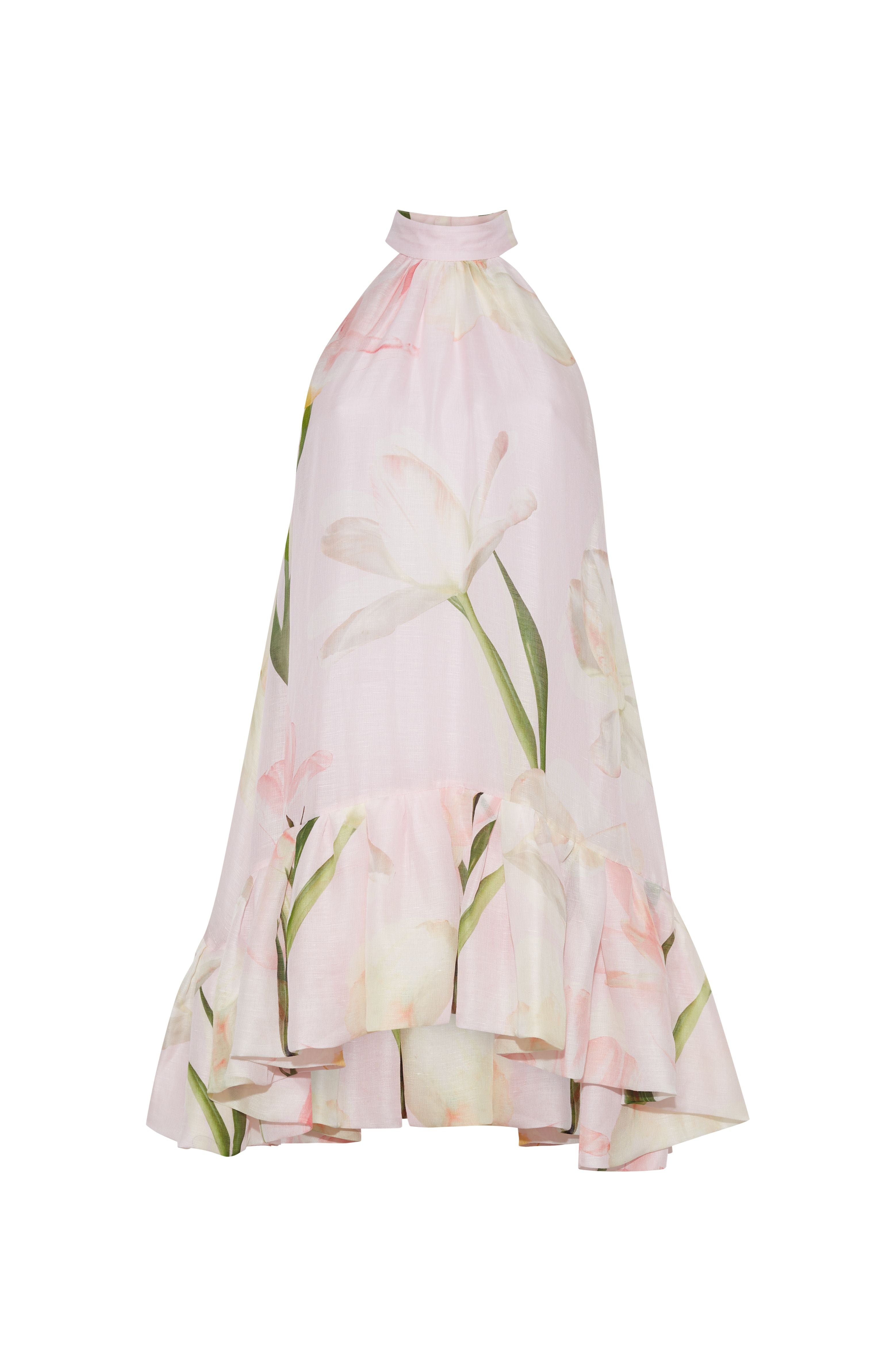 Cara Cara Arca Mini Dress in Lillian Blush Xs Cara Cara Arca Mini Dress in Lillian Blush Xs