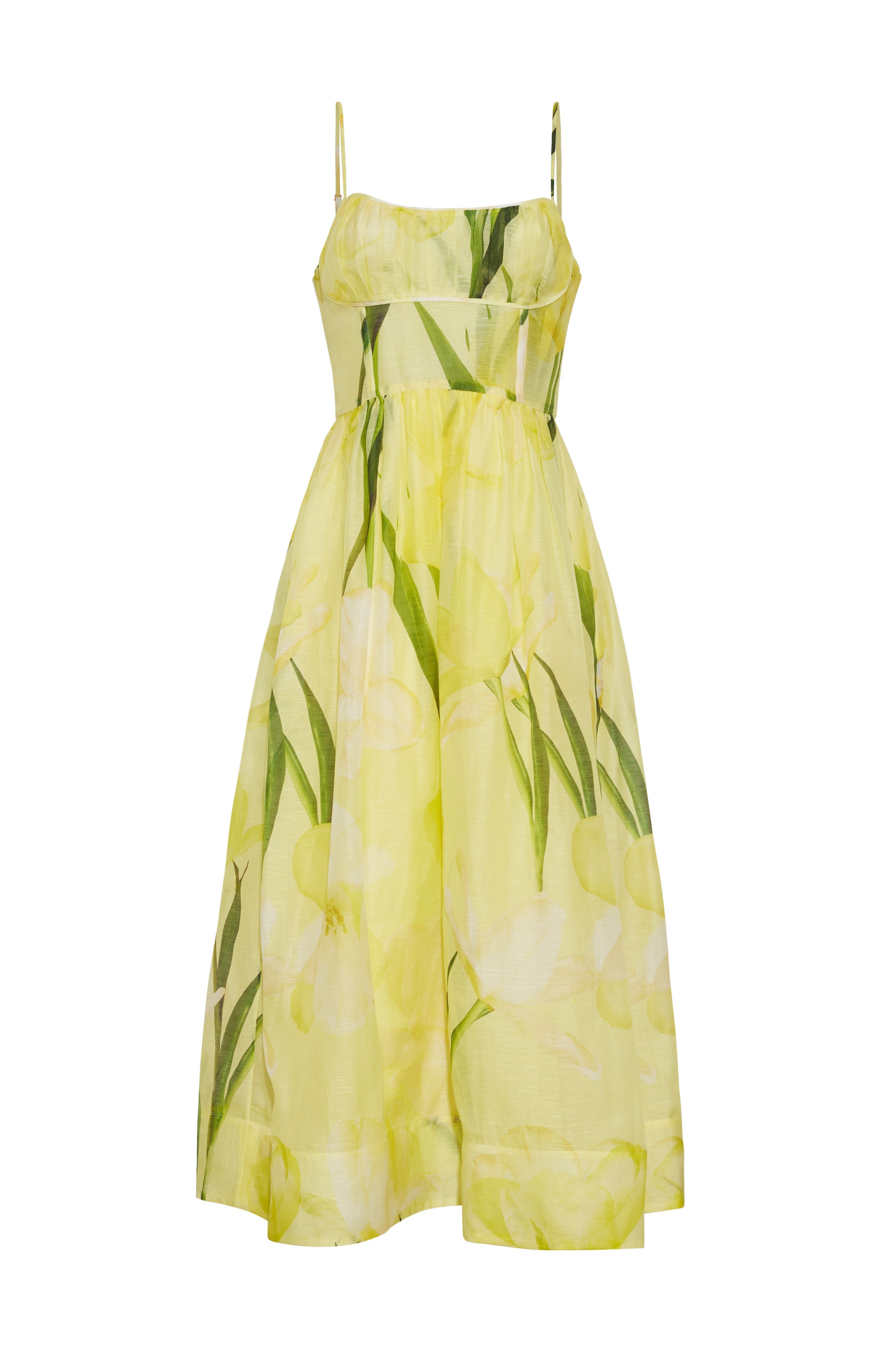 Alba Midi Dress in Lillian Lemon 12 Alba Midi Dress in Lillian Lemon 12