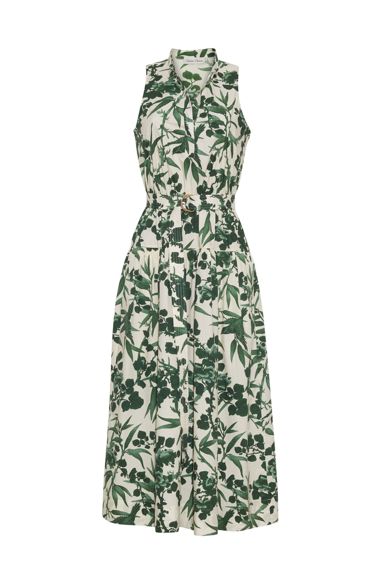 atlas midi dress Atlas Dress in Colette Toile Green 00