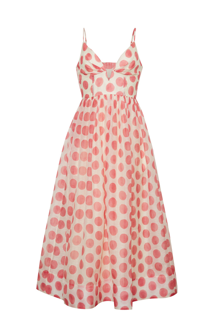 Cara Cara Pero Midi Dress in Pink