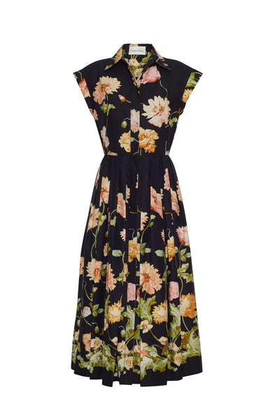 Octavia Midi Dress in Cotton