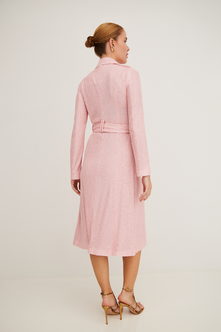 Cara Cara Alpine Trench S / Pink Sequin