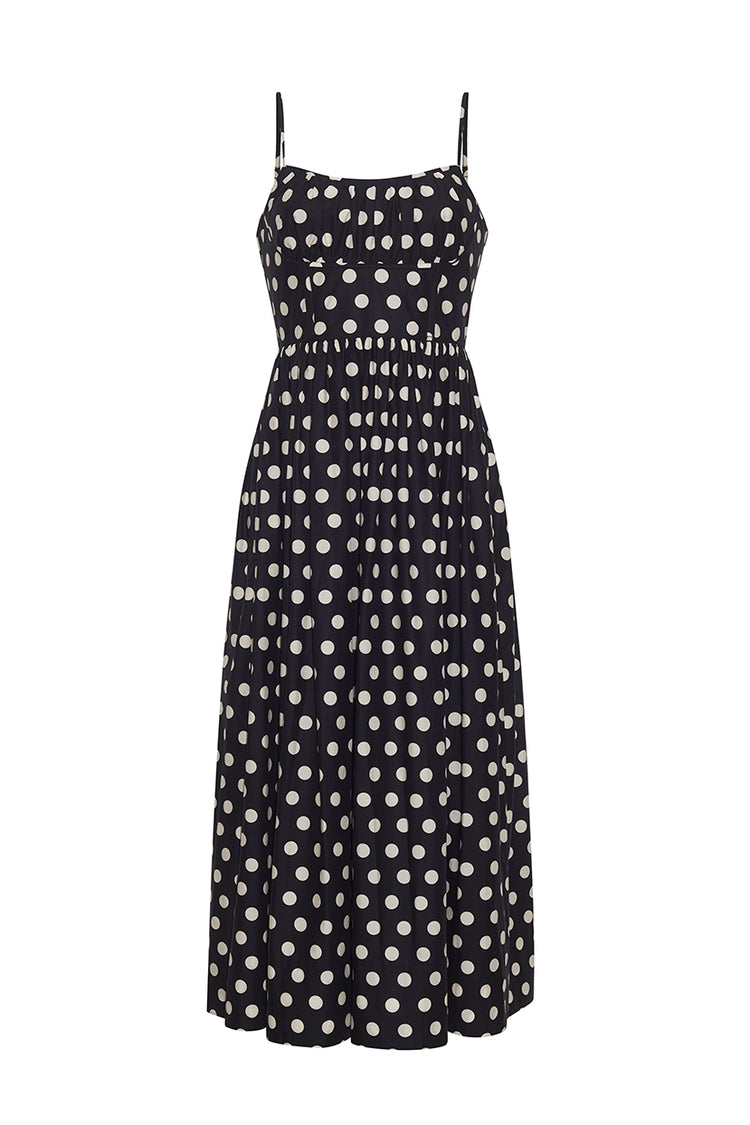 cara cara alba midi dress nectar black Cara Cara Alba Dress in Nectar Black