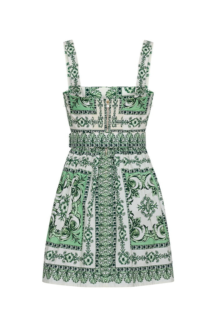 green emerald velvet dress Dave & Johnny 10783 - Sleeveless V-Neck Long Dress 8 / Emerald Green main image 0