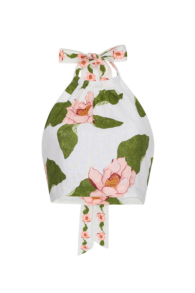 Dahlia Top in Linen | Cara Cara New York