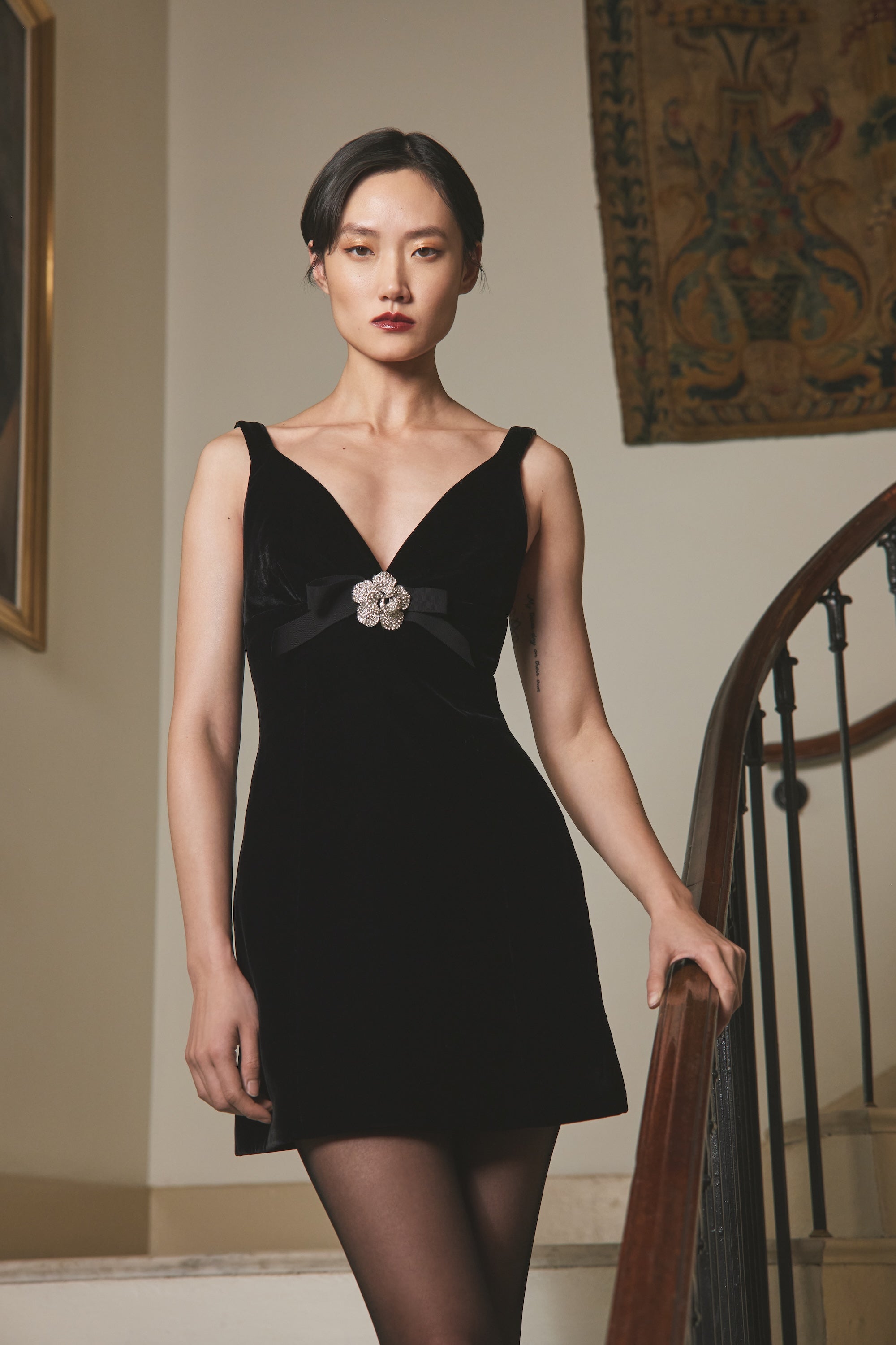 Gracie Mini in Black Lux Velvet 2 Gracie Mini in Black Lux Velvet 2