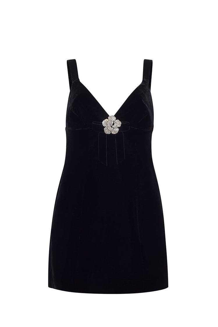 Gracie Mini in Black Lux Velvet 2 Gracie Mini in Black Lux Velvet 2
