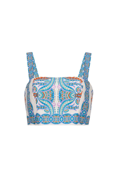 Helena Crop Top in Cotton | Cara Cara New York