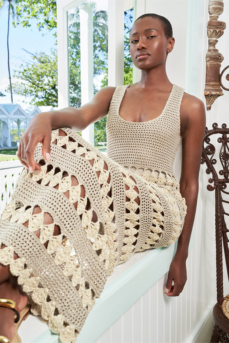 backless knit mini dress Ember Backless Knit Mini Dress main image 0