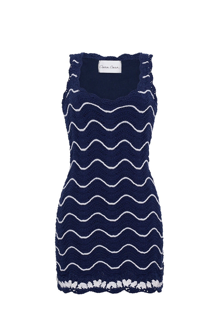 st. agni ribbed-knit and poplin maxi dress St. Agni | Knit Bodice Asymm Dress main image 0