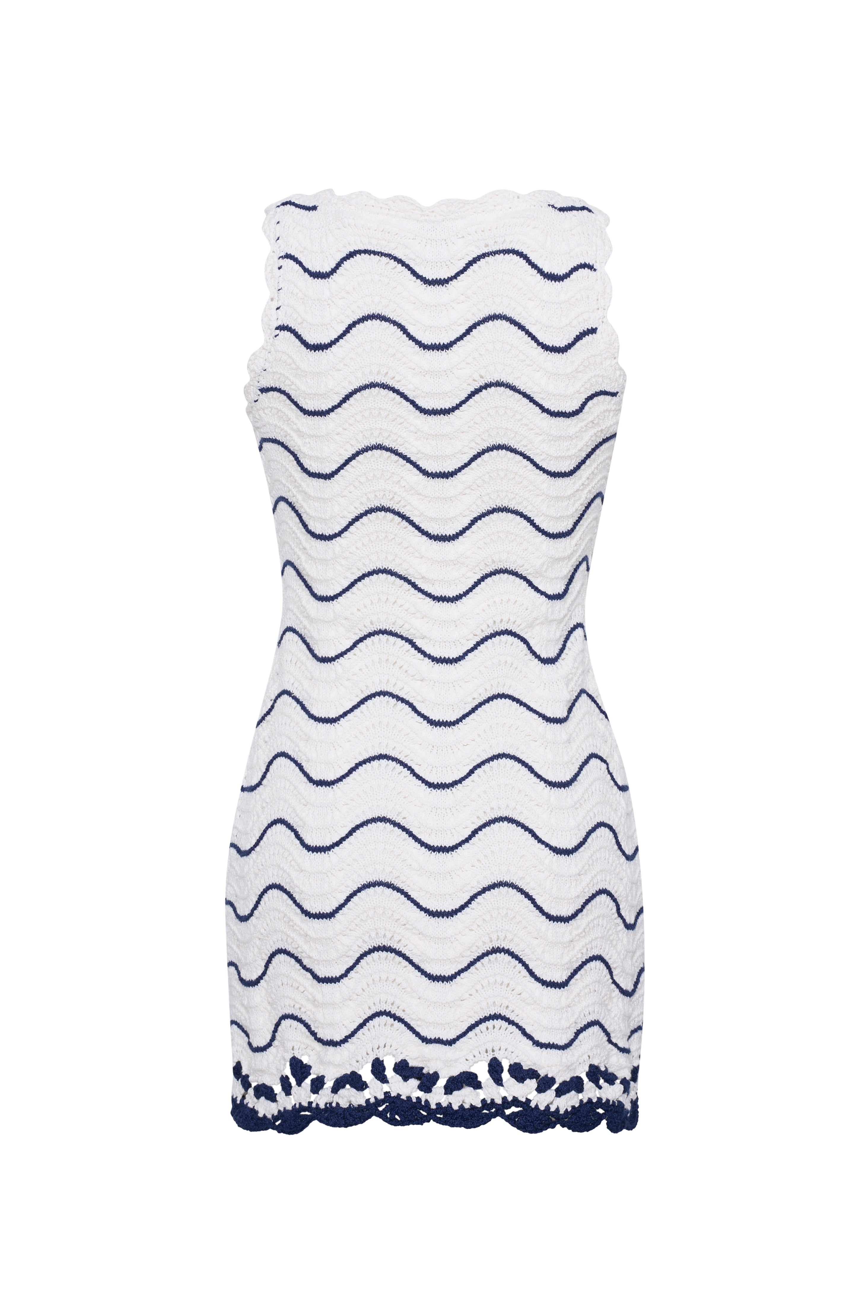 cara crochet trim tiered dress Cara Crochet Trim Tiered Dress