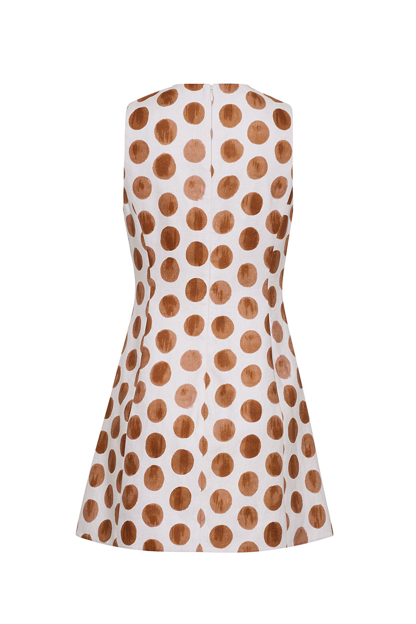 Posie Mini Dress in Linen | Cara Cara New York Posie Mini Dress in Linen | Cara Cara New York