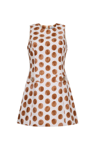 Posie Mini Dress in Linen