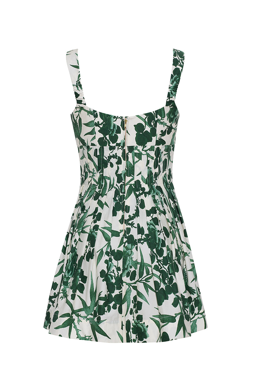 Ria Dress in Colette Toile Green 4 Ria Dress in Colette Toile Green 4
