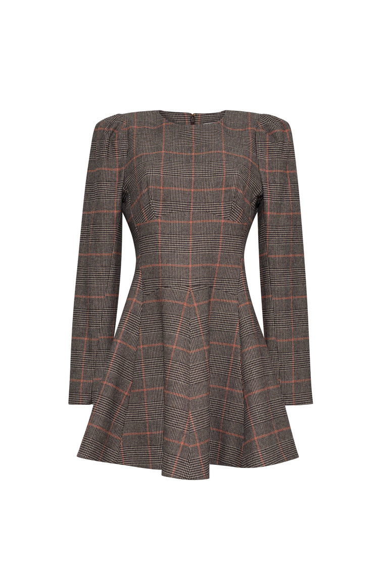 odette long sleeve mini dress Rizzo in Wool The Rizzo Mini Dress Child  Size:10(140CM) Women's Smocked Cotton Dobby swatches-phillipa-mini-dress