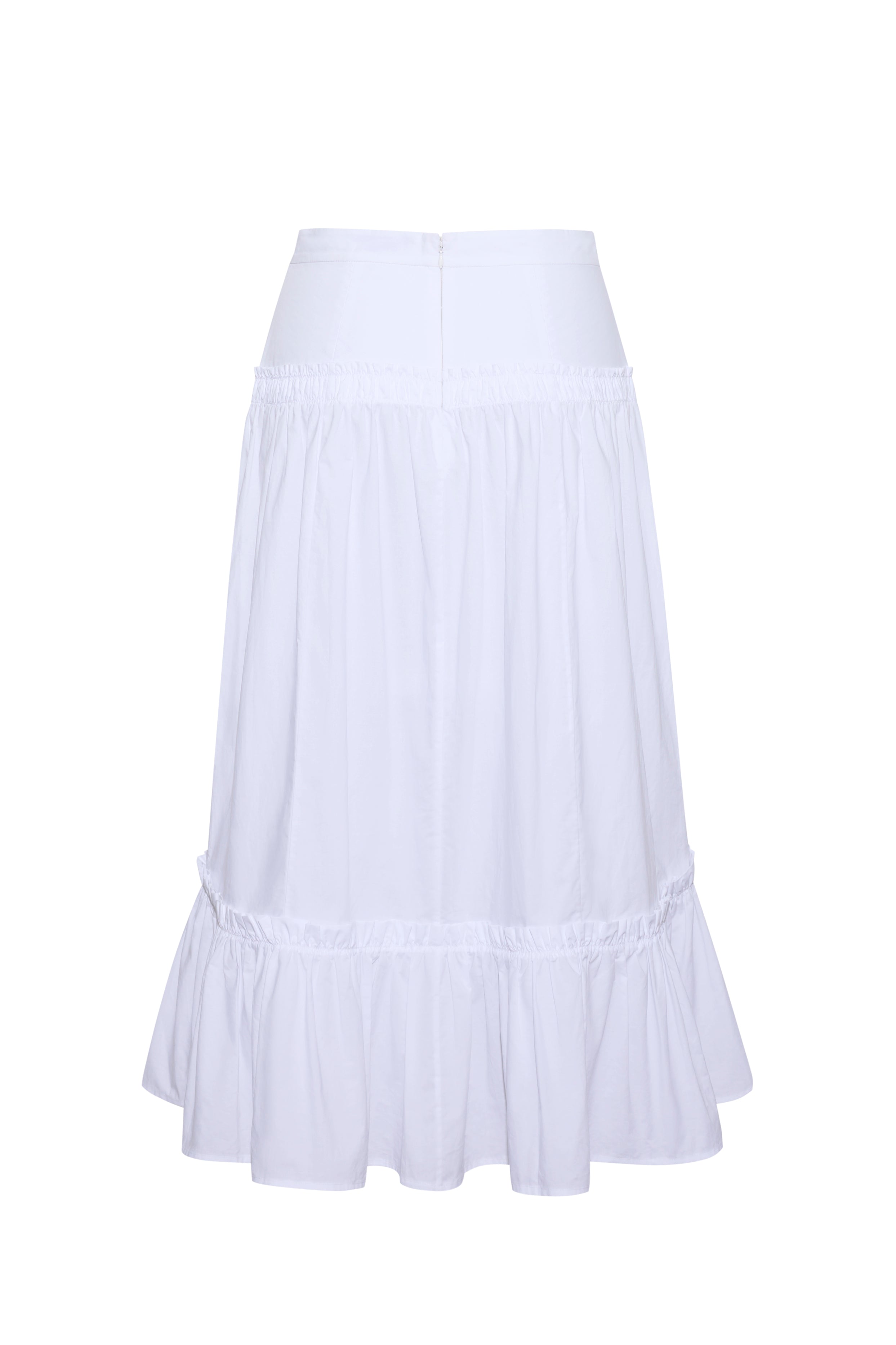bibiy. PATTY RUFFLE SKIRT ホワイト フレアスカート Bibiy. PATTY RUFFLE SKIRT 【公式通販】