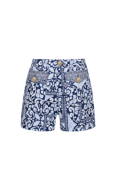 Xenia Short in Linen | Cara Cara New York