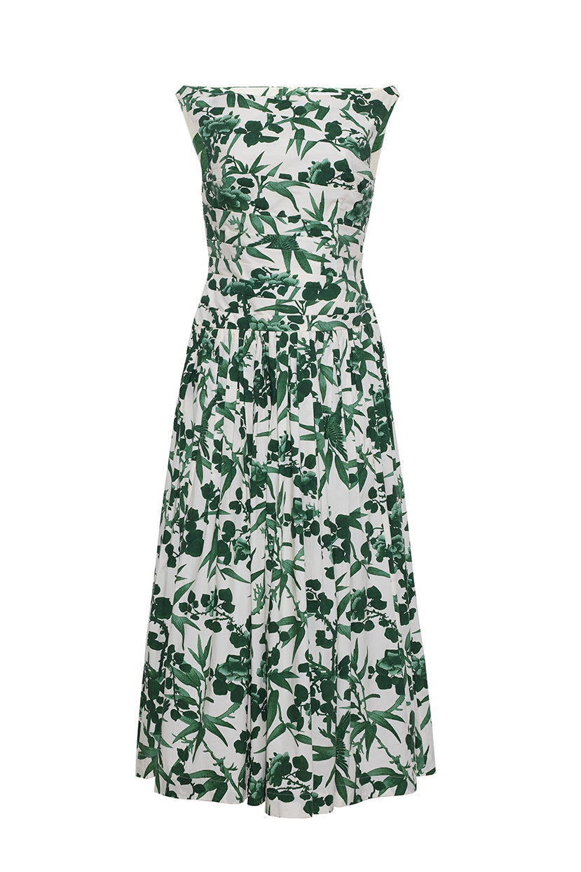 Zora Dress in Colette Toile Green 8 Zora Dress in Colette Toile Green 8