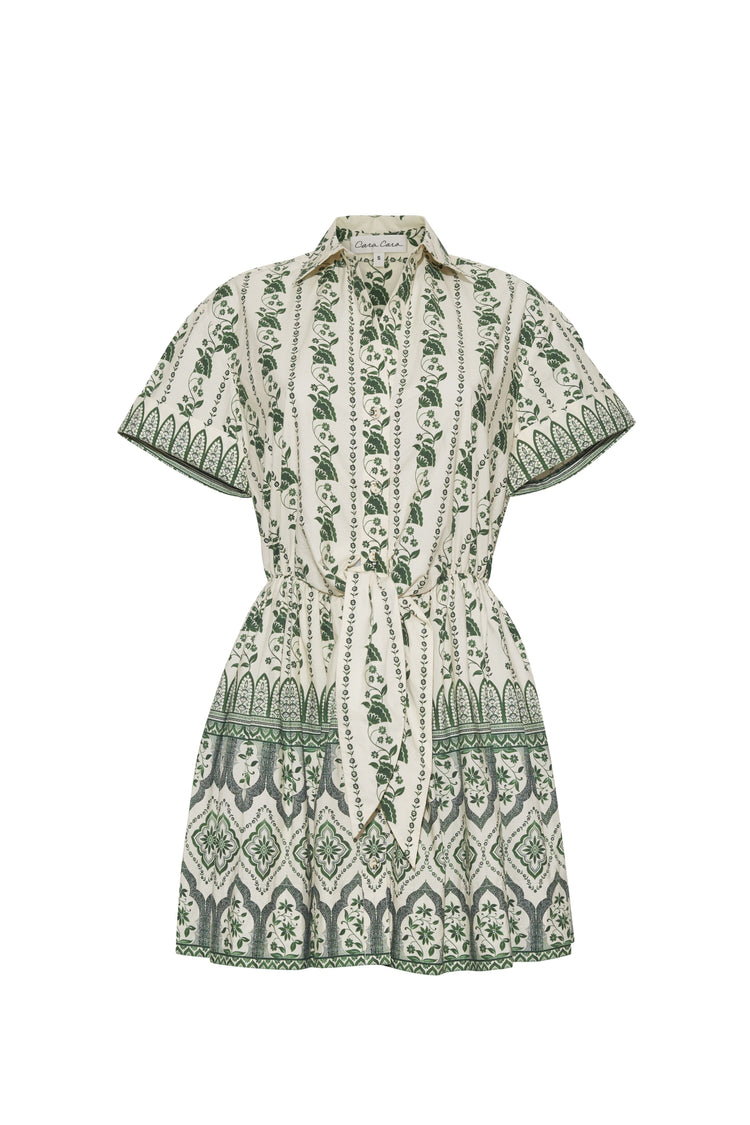 Asbury Mini Shirtdress in Cotton